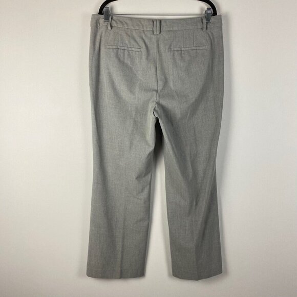 Talbots Dress Pants Size 14 Womens Windsor Gray Straight Leg Stretch Career - Picture 6 of 9